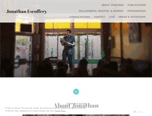 Tablet Screenshot of jonathanescoffery.com